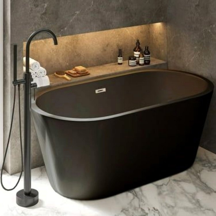 150 x 80 BAĞIMSIZ KÜVET SİYAH