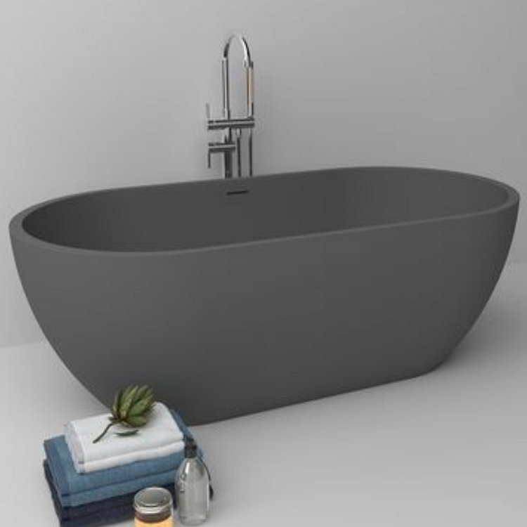 164 x 77 BAĞIMSIZ KÜVET GRİ