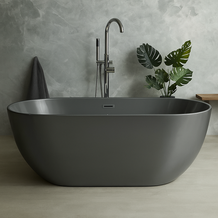 164 x 77 BAĞIMSIZ KÜVET GRİ