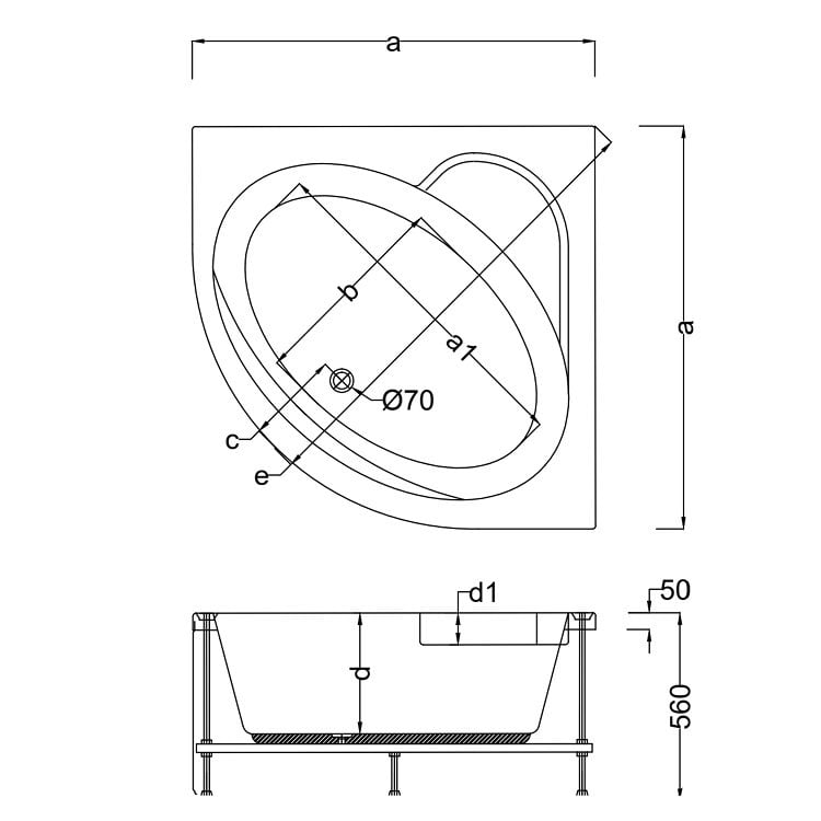 130 X 130 OVAL KÜVET LÜX SARDİSE