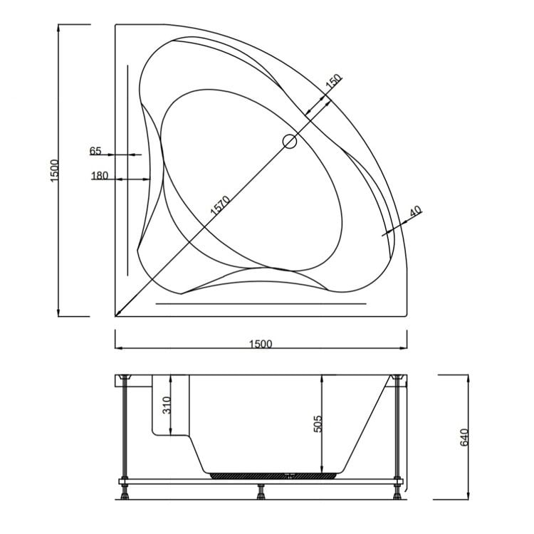 150 X 150 OVAL KÜVET LÜX MYSTİC
