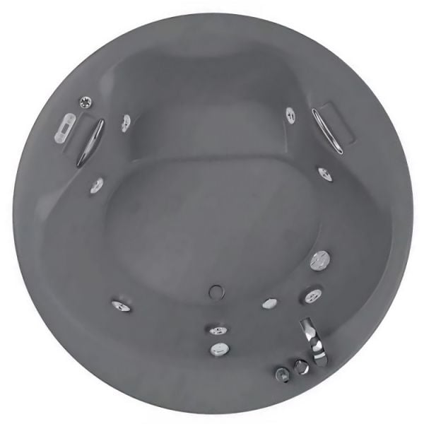 180 CM YUVARLAK JAKUZİ ANTRASİT