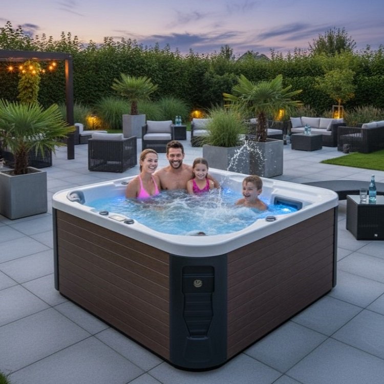 200 x 200 BAHÇE JAKUZİ 4 KİŞİLİK