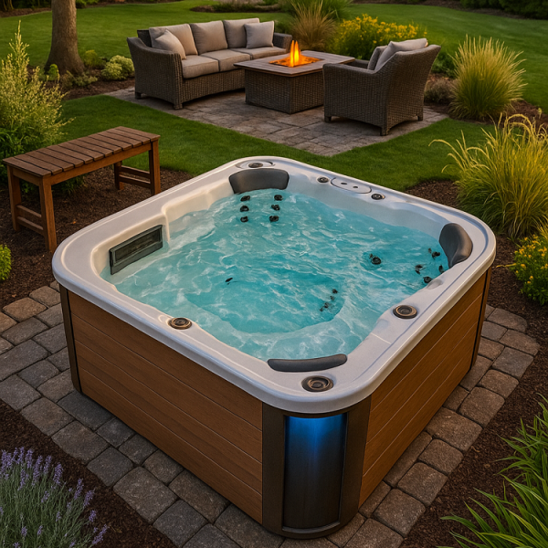 200 x 200 BAHÇE JAKUZİ 4 KİŞİLİK