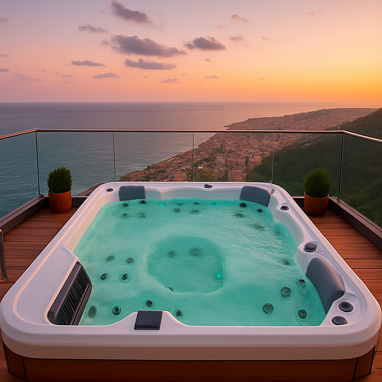 200 x 200 BAHÇE JAKUZİ 5 KİŞİLİK