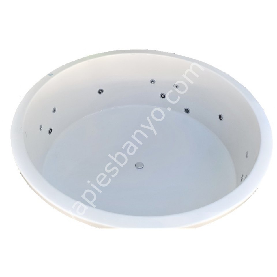 194 CM YUVARLAK JAKUZİ KÜVET