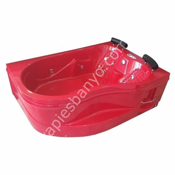 175 X 120 ÇİFT KİŞİLİK JAKUZİ KIRMIZI SAĞ