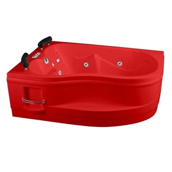 175 X 120 ÇİFT KİŞİLİK JAKUZİ KIRMIZI SOL