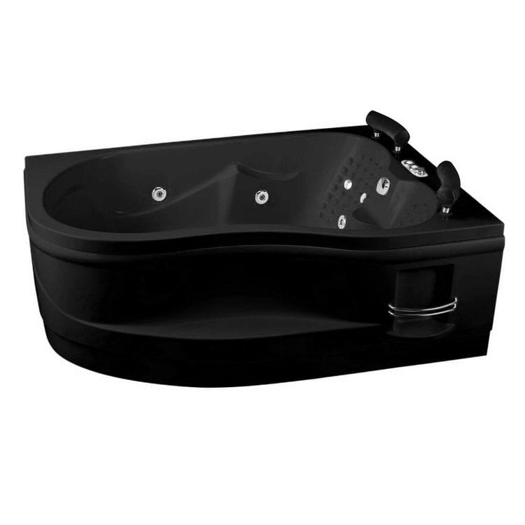 175 X 120 ÇİFT KİŞİLİK JAKUZİ SİYAH SAĞ