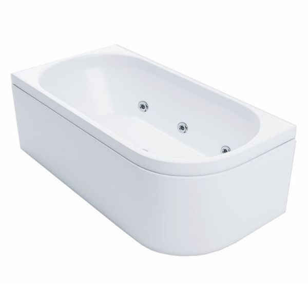 180x80 Jakuzi Dikdörtgen Oval Tek Kişilik Sol Majestic