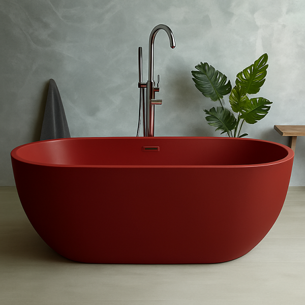 164 x 77 BAĞIMSIZ KÜVET KIRMIZI