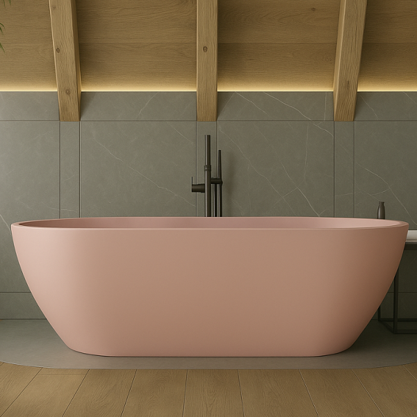 180 x 77 BAĞIMSIZ KÜVET SOFT PEMBE