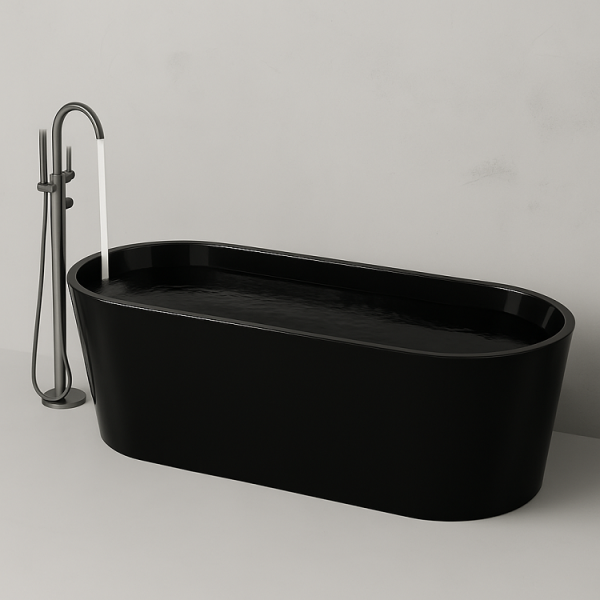 176 x 80 BAĞIMSIZ KÜVET SİYAH