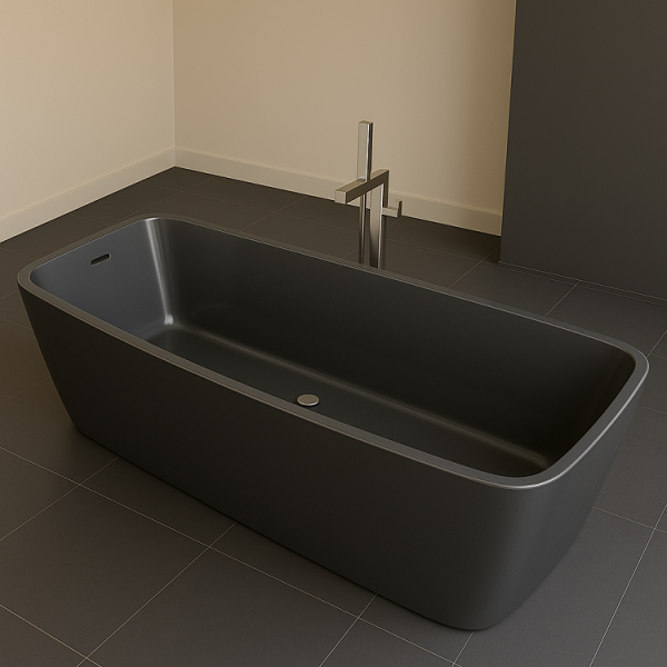 185 x 86 BAĞIMSIZ KÜVET ANTRASİT