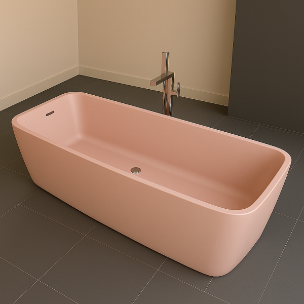 185 x 86 BAĞIMSIZ KÜVET SOFT PEMBE