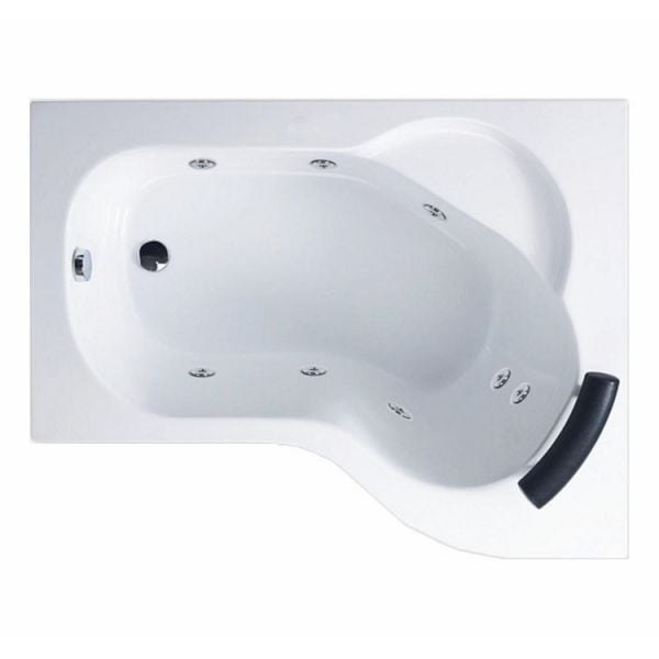 130x100 Jakuzi Asimetrik Oval Köşe Tek Kişilik Sağ Nippur