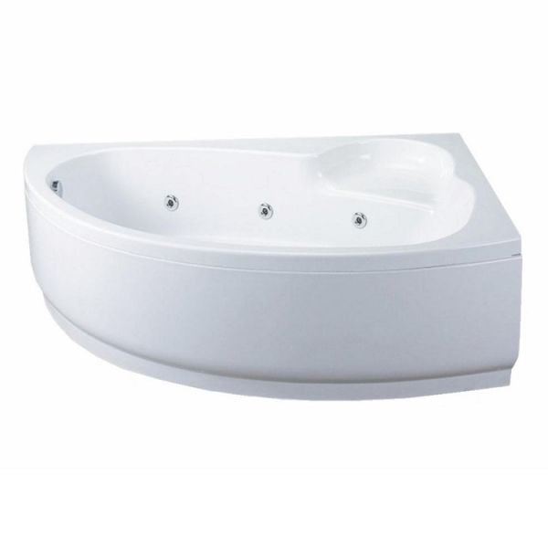 170x100 Jakuzi Asimetrik Oval Köşe Tek Kişilik Sağ Myra