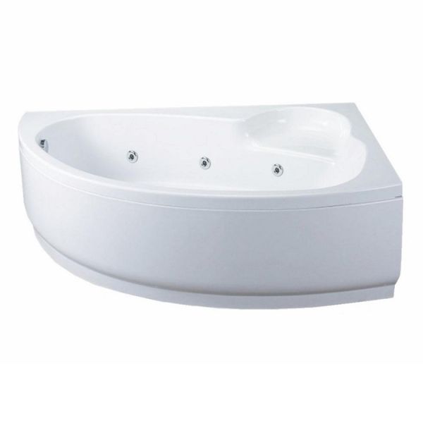 170x100 Jakuzi Asimetrik Oval Köşe Tek Kişilik Sağ Myra