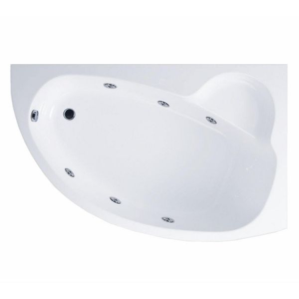 170x100 Jakuzi Asimetrik Oval Köşe Tek Kişilik Sağ Myra