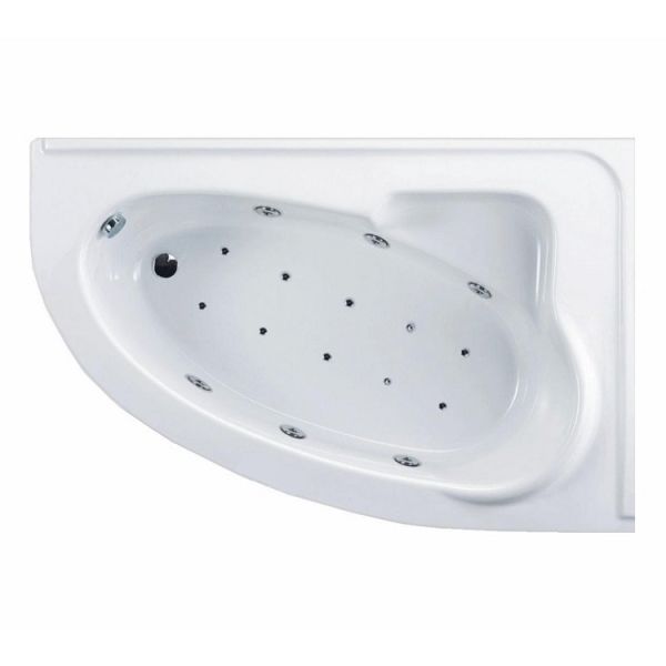 165x105 Jakuzi Asimetrik Oval Köşe Tek Kişilik Sağ Luxor