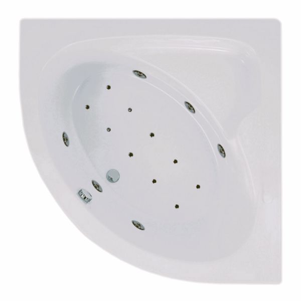 110x110 Jakuzi Oval Köşe Tek Kişilik Sardise