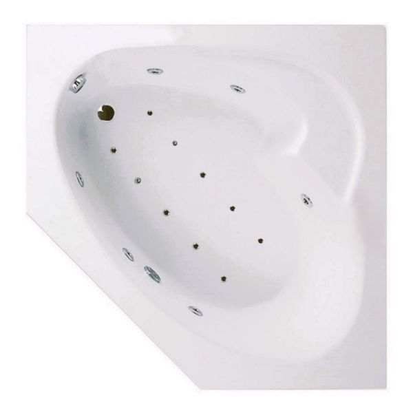 115x115 Jakuzi Oval Köşe Tek Kişilik Aperlai
