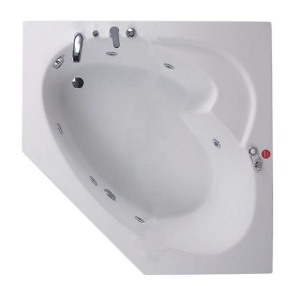 115x115 Jakuzi Oval Köşe Tek Kişilik Aperlai