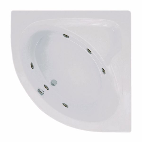 120x120 Jakuzi Oval Köşe Tek Kişilik Sardise