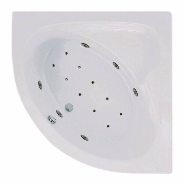 120x120 Jakuzi Oval Köşe Tek Kişilik Sardise