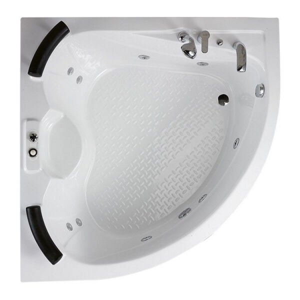 140x140 Çift Kişilik Jakuzi Oval Köşe Aspendos