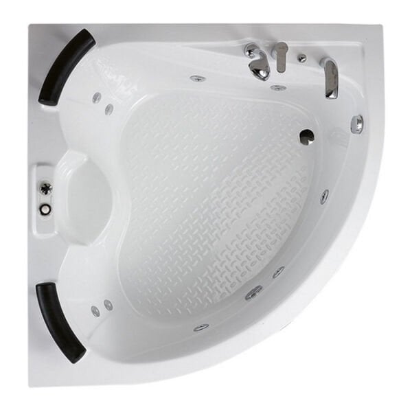 140x140 Çift Kişilik Jakuzi Oval Köşe Aspendos