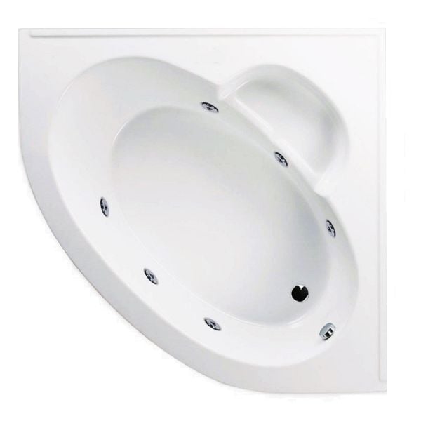 150x150 Jakuzi Oval Köşe Tek Kişilik Pergamon