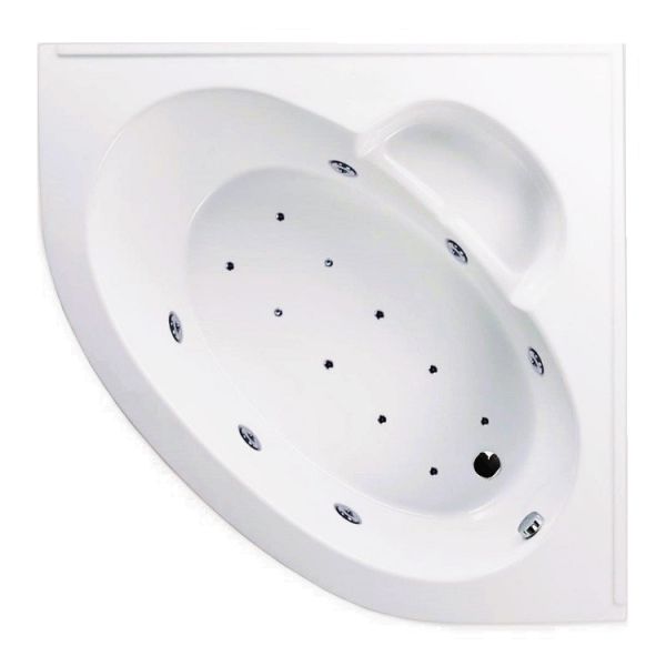 150x150 Jakuzi Oval Köşe Tek Kişilik Pergamon