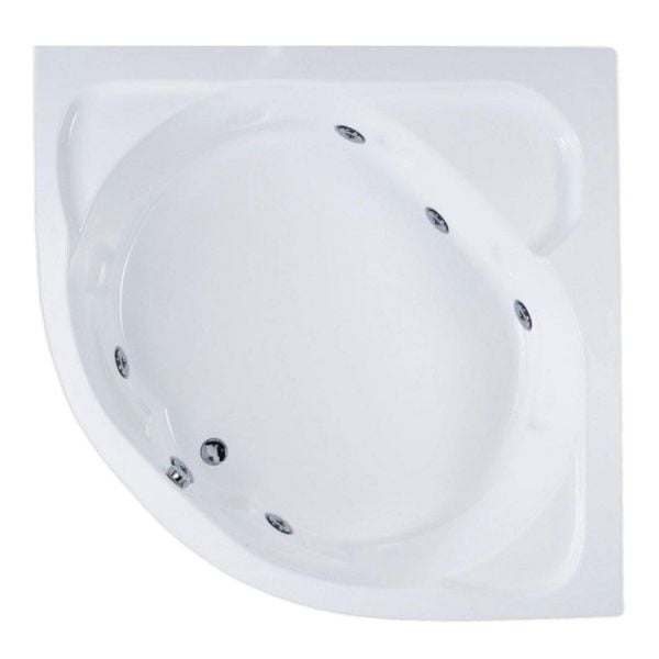 160x160 Jakuzi Oval Köşe Tek Kişilik Magnesia