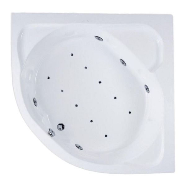 160x160 Jakuzi Oval Köşe Tek Kişilik Magnesia