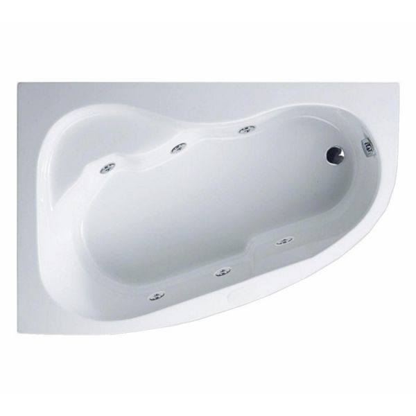 150x100 Jakuzi Asimetrik Oval Köşe Tek Kişilik Sol Santhos