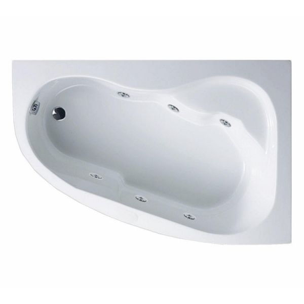 160x100 Jakuzi Asimetrik Oval Köşe Tek Kişilik Sağ Santhos