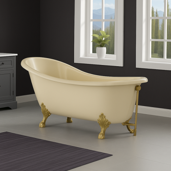 172 x 80 AYAKLI KÜVET BEJ ALTIN