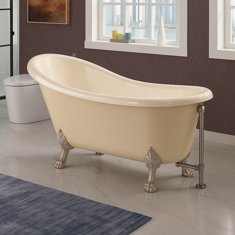 172 x 80 AYAKLI KÜVET BEJ