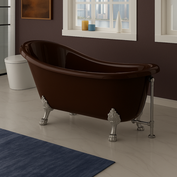 172 x 80 AYAKLI KÜVET KAHVE