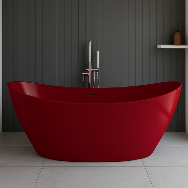 174 x 86 BAĞIMSIZ KÜVET KIRMIZI