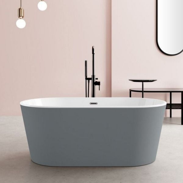 150 x 80 BAĞIMSIZ KÜVET GRİ BEYAZ