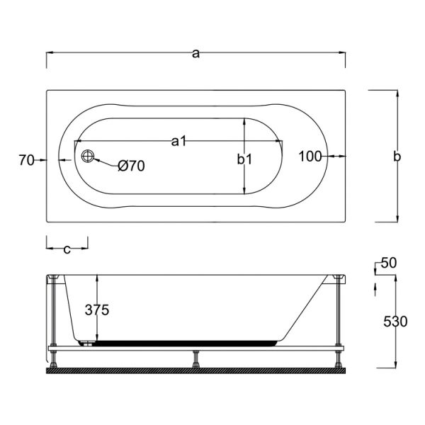 160 X 75 DÜZ KÜVET LÜX KYON