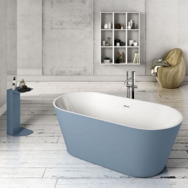 150 x 80 BAĞIMSIZ KÜVET MAVİ BEYAZ