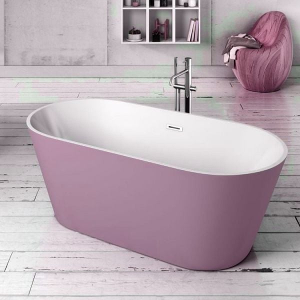 150 x 80 BAĞIMSIZ KÜVET PEMBE BEYAZ