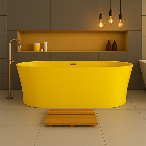 185 x 88 BAĞIMSIZ KÜVET SARI