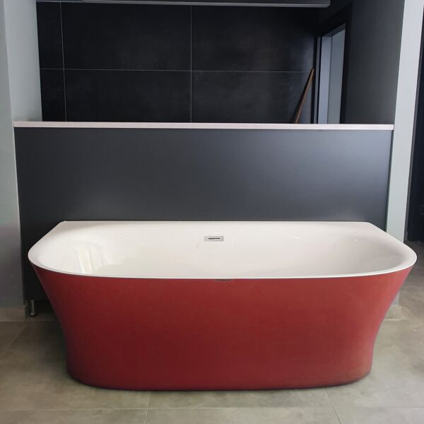 188 x 88 BAĞIMSIZ KÜVET KIRMIZI