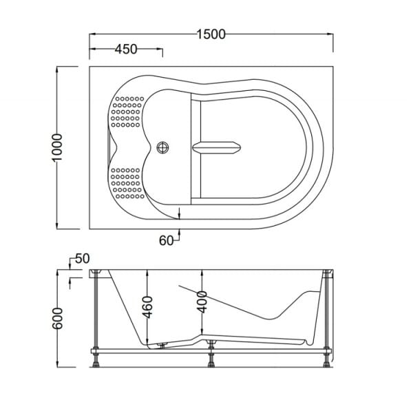 150 X 100 ÇİFT KİŞİLİK KÜVET SOL LÜX VARANASİ