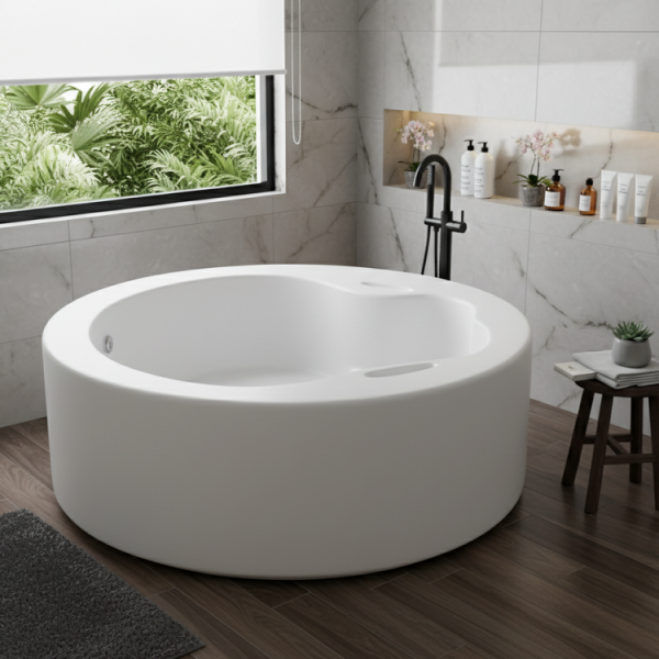 180 CM BAĞIMSIZ KÜVET YUVARLAK