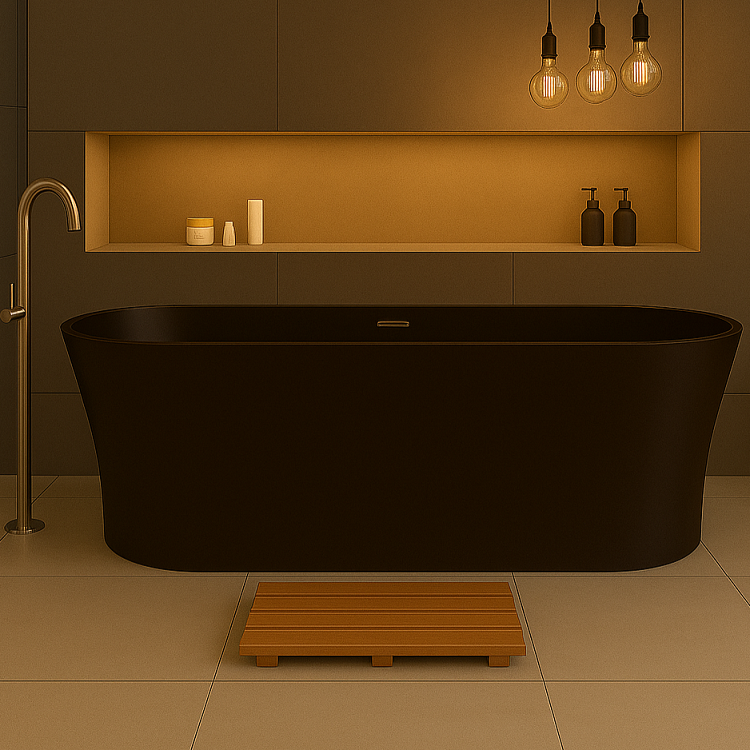 185 x 88 BAĞIMSIZ KÜVET KAHVE